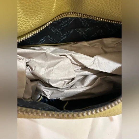 French Connection slouchy Messenger Bag Wasabi color NWT MSRP $118.00 - Picture 6 of 6